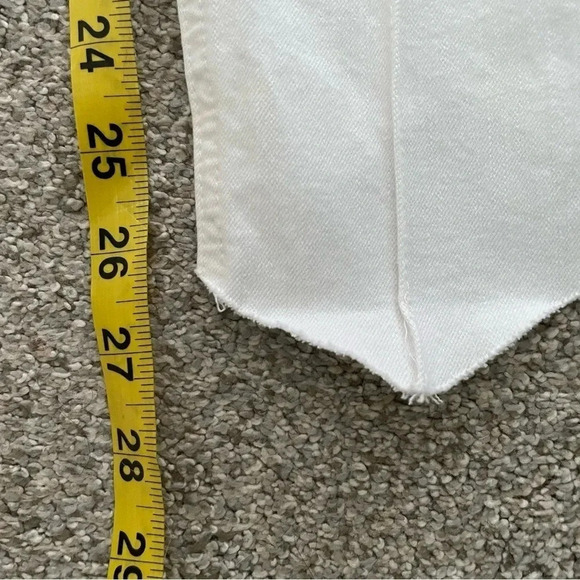RAG & BONE Stretch Slimming Skinny White High Rise Ankle Jeans Size 25 NWT - Picture 11 of 15